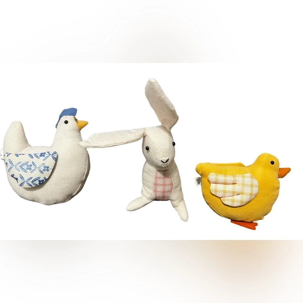 Fabric Stuffed Easter Plush Figural’s Bundle
